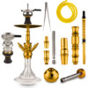 Smokah - Shisha - Hero 2.0 Gold + Molassefänger *LEUCHTBOWL*